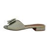 Piccadilly pantofle 558007-25 napa croco menta