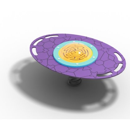 Pružinová houpačka labyrint 1