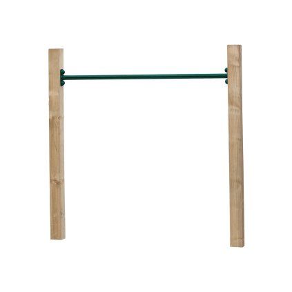 Hrazda kovová single 125 cm zelená