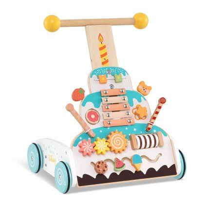 Dětské montessori chodítko Music s activity boardem