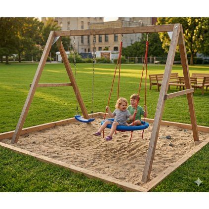 Dětská houpačka SwinSet-houpačky