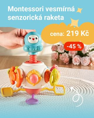 🛸✨ Objevte kouzlo první vesmírné mise v dětském pokoji — tato senzorická raketa není jen hračka, je to mini laboratoř pro...