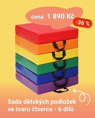 🧩✨ Měkké, barevné a praktické! Sada dětských podložek (6 dílů) ve tvaru čtverce vytvoří pohodlný prostor na hraní, sezení...