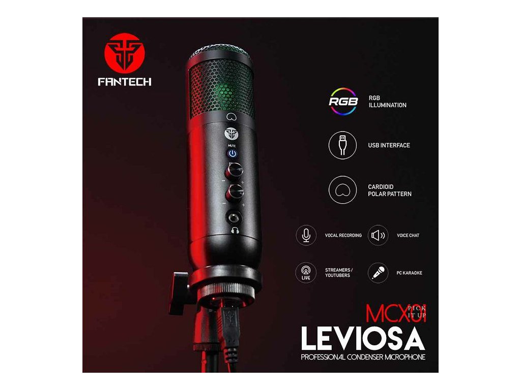 Mikrofón FANTECH Leviosa MCX01