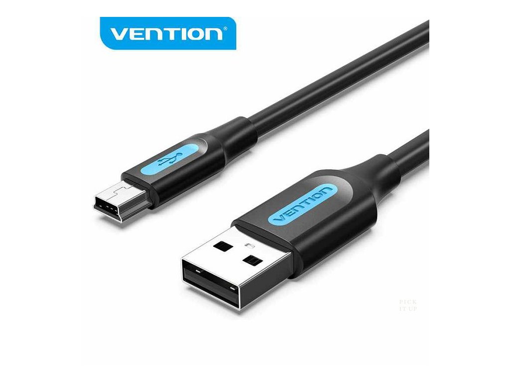 Vention USB 2.0 A na mini USB 5 Pin 0.5m