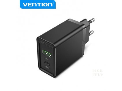 Vention Two-Port USB(A+C) nabíjačka (18W/20W)