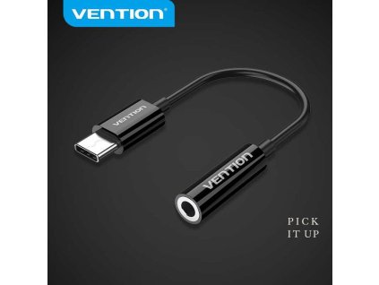 Vention USB-C (M) to 3.5mm (F) Earphone Jack Adapter 0.1M