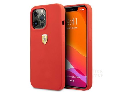 eng pl Ferrari FESSIHCP13XRE iPhone 13 Pro Max 6 7 quot red red hardcase Silicone 88424 1