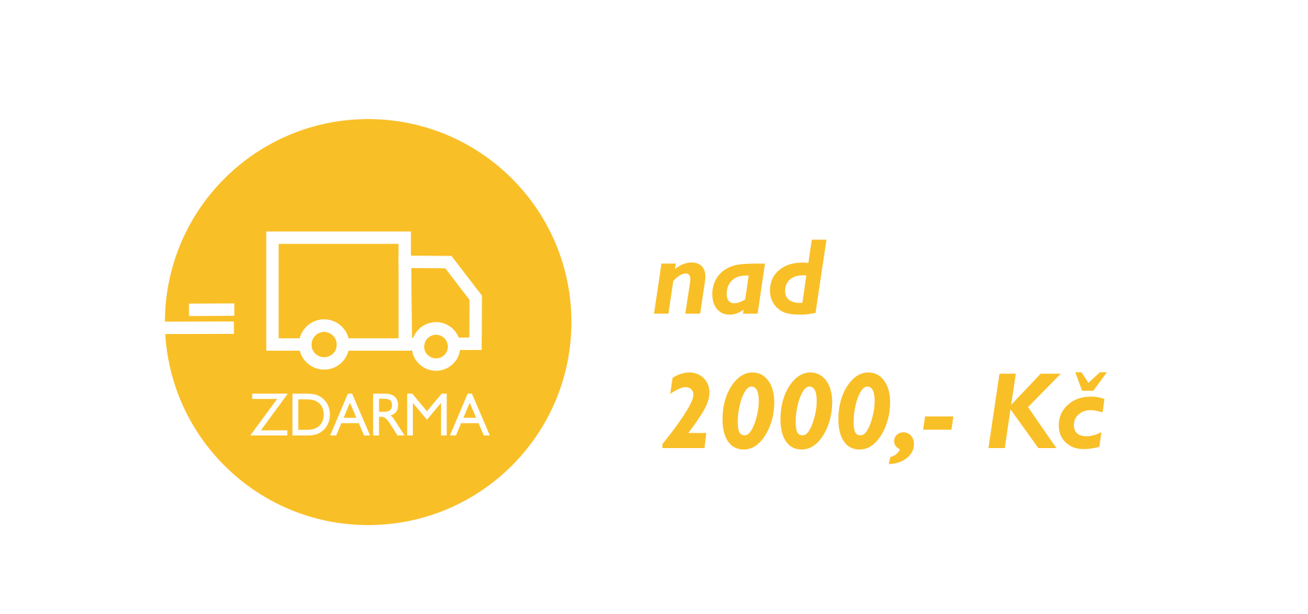 Doprava ZDARMA nad 2000 Kč
