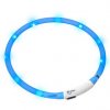 LED svetelny obojek modry obvod 20 75 cm sviti cca 500m daleko USB nabijeni 1108201608285156513