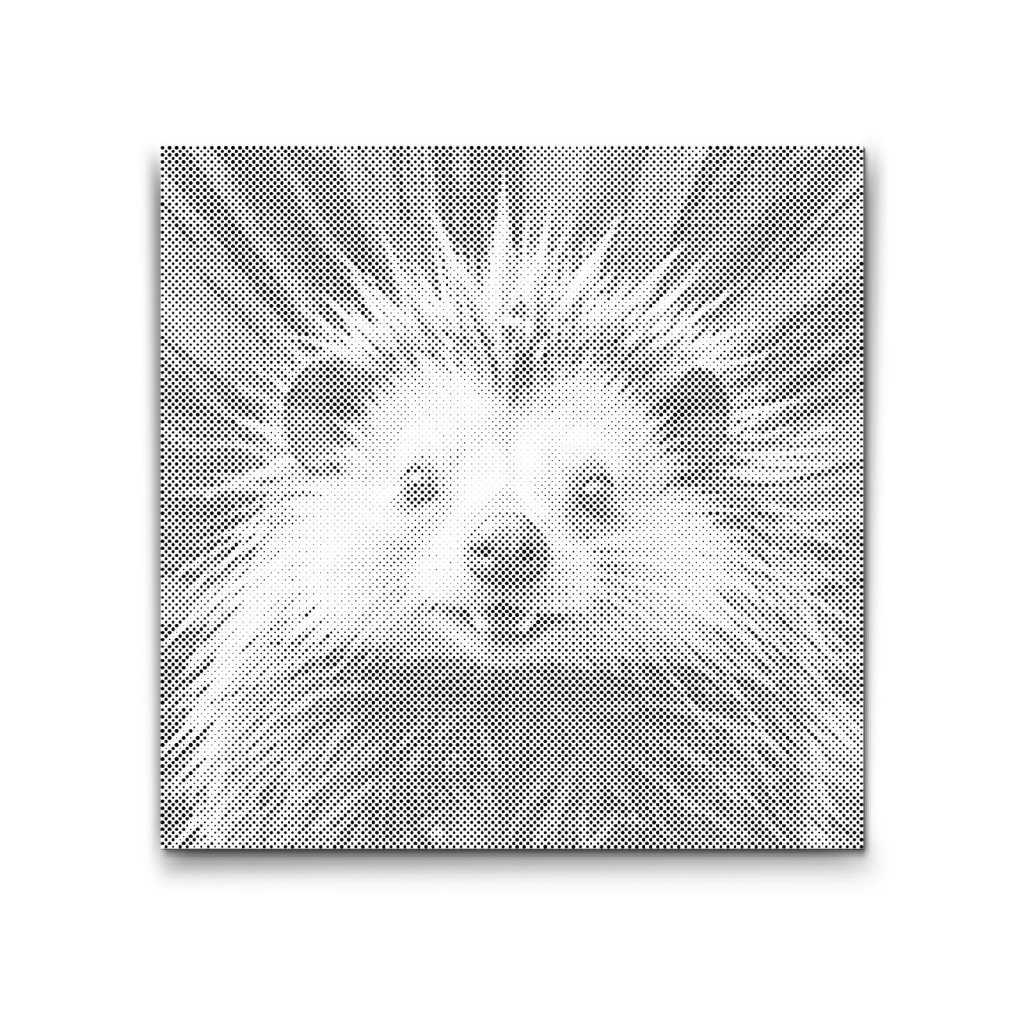 M2_Pictură_cu_puncte_-_Porc_spinos_în_nuanțe_de_roșu_și_albastru