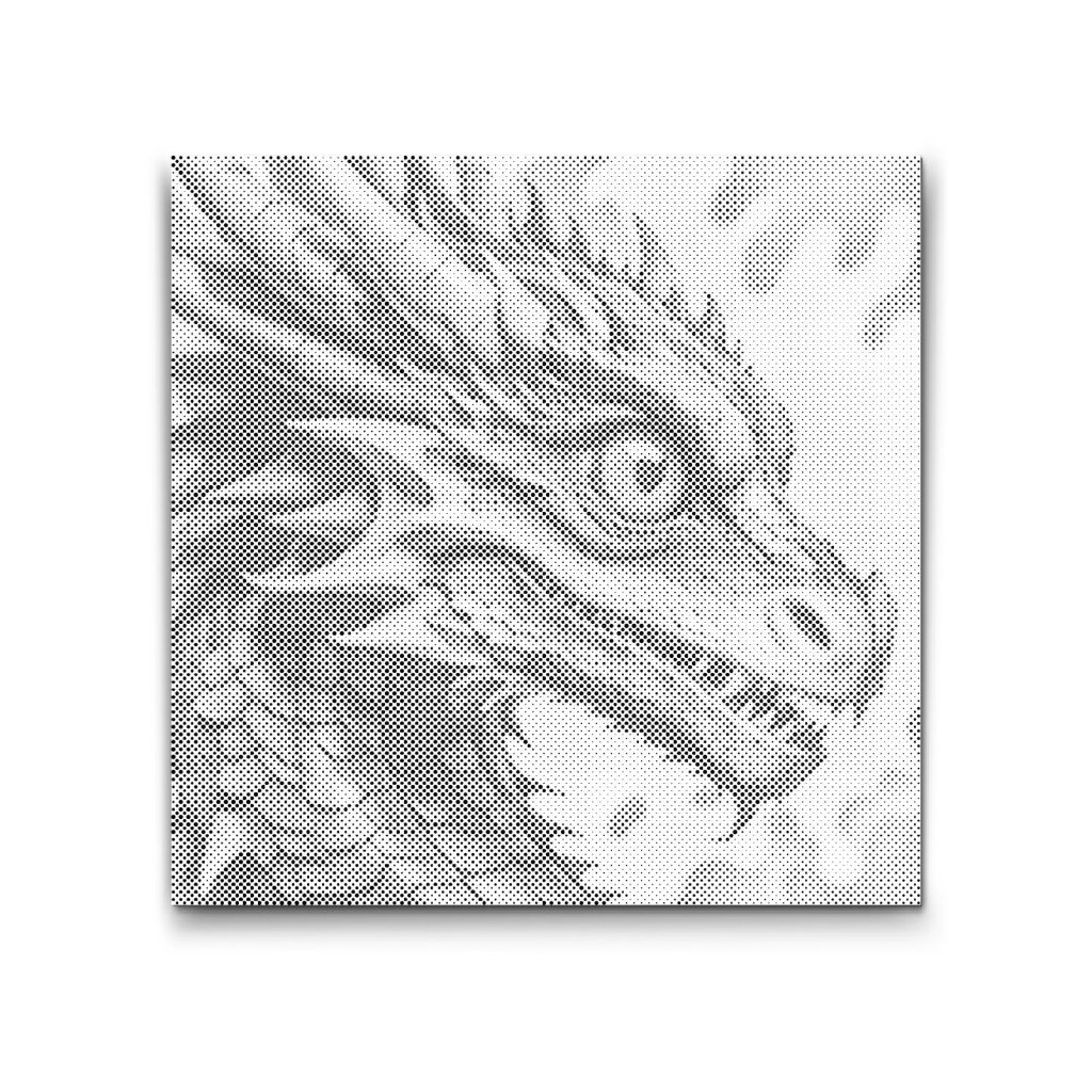 M2_Pictură_cu_puncte_-_Dragon_în_nuanțe_de_roșu_și_albastru