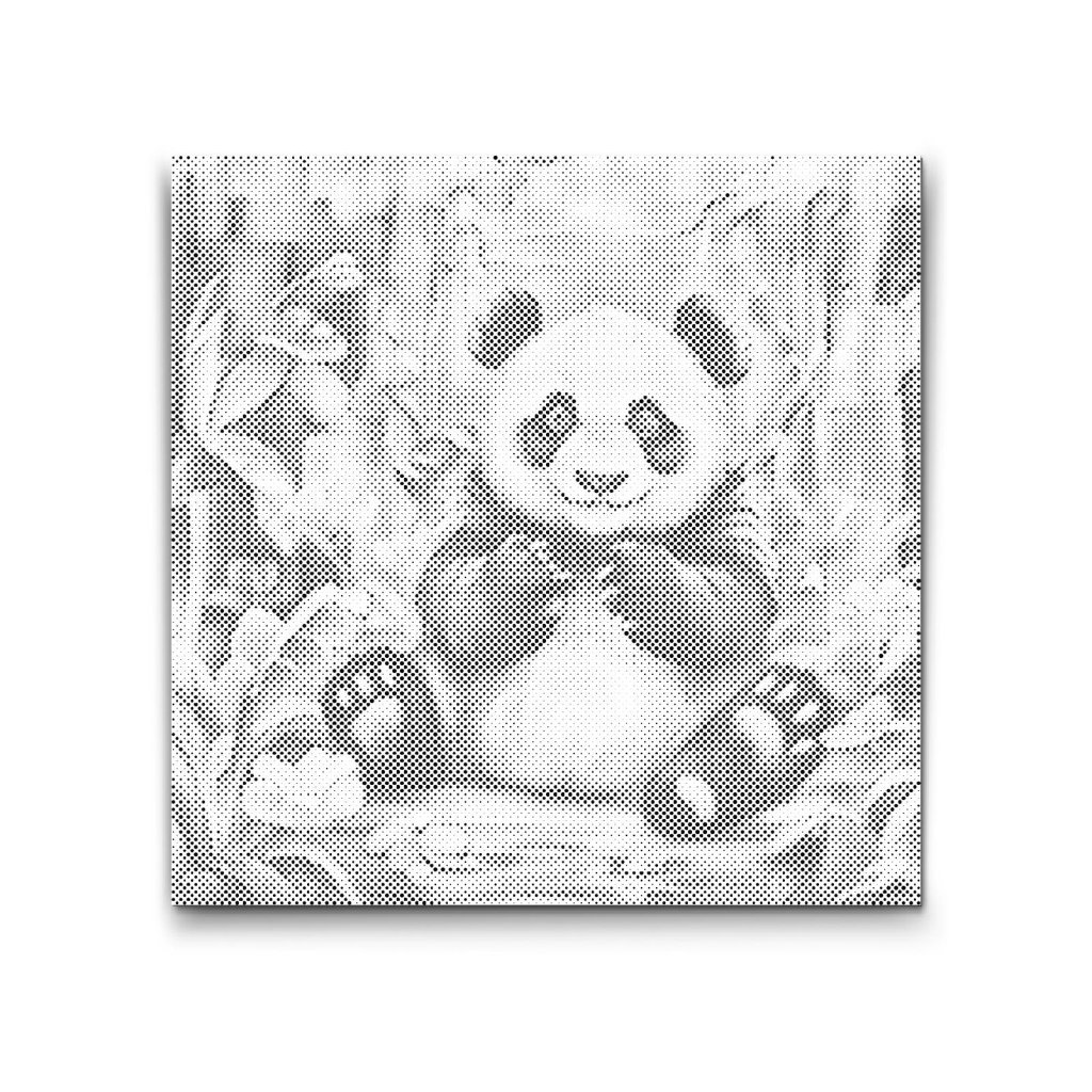 M2_Pictură_cu_puncte_-_Urs_panda_fericit