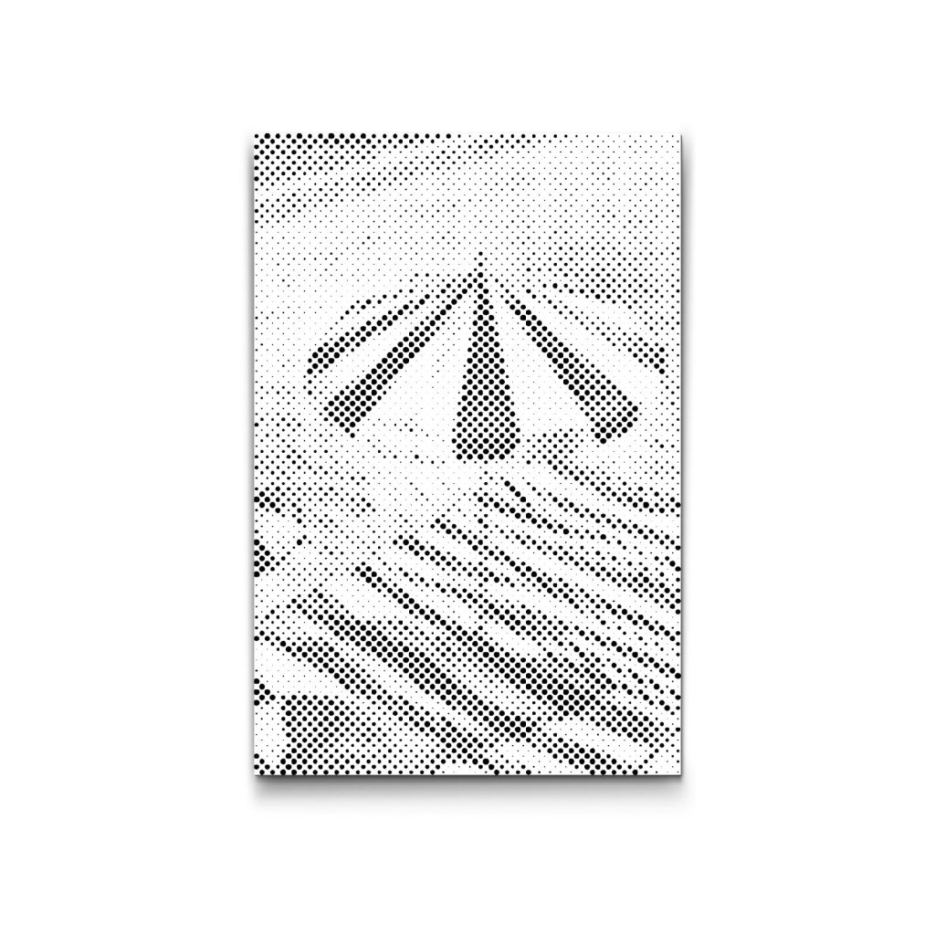 M2_Pictură_cu_puncte_-_Umbrelă_de_soare_pe_plajă