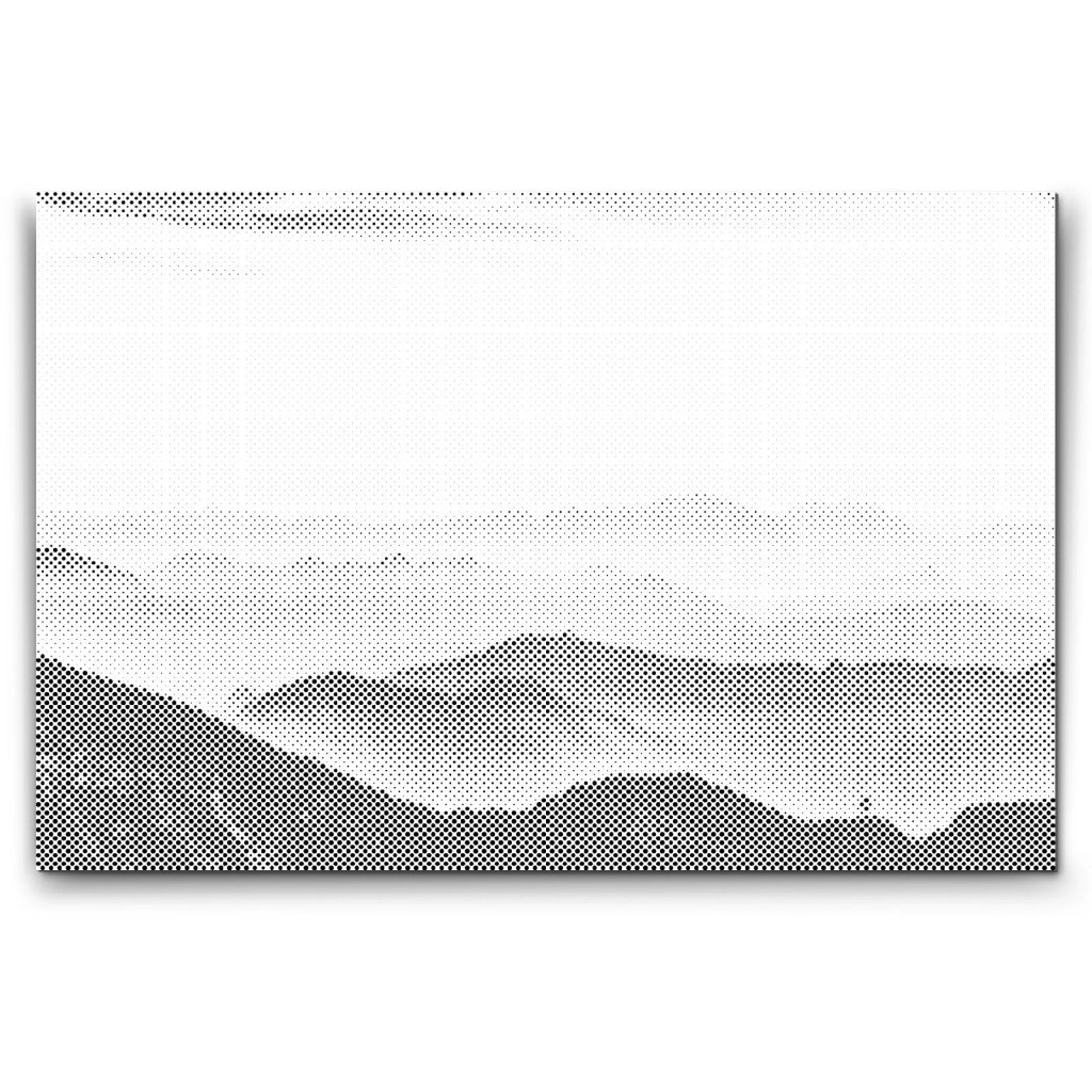 M2_Pictură_cu_puncte_-_Apus_de_soare_în_munții_austrieci