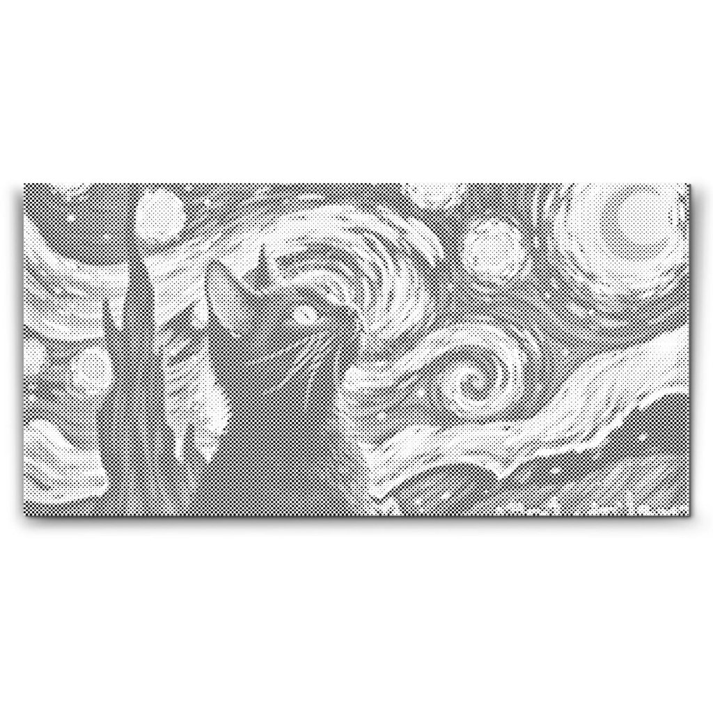 M2_Pictură_cu_puncte_-_Vincent_Van_Gogh_-_Noapte_înstelată_si_pisica