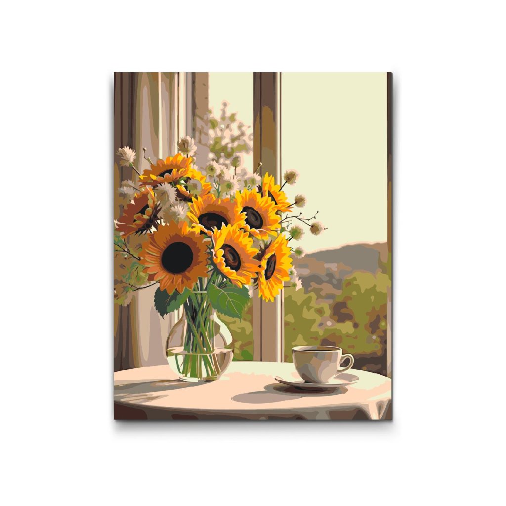 M2_Picturi_pe_numere_-_Florile_soarelui_într-o_vază