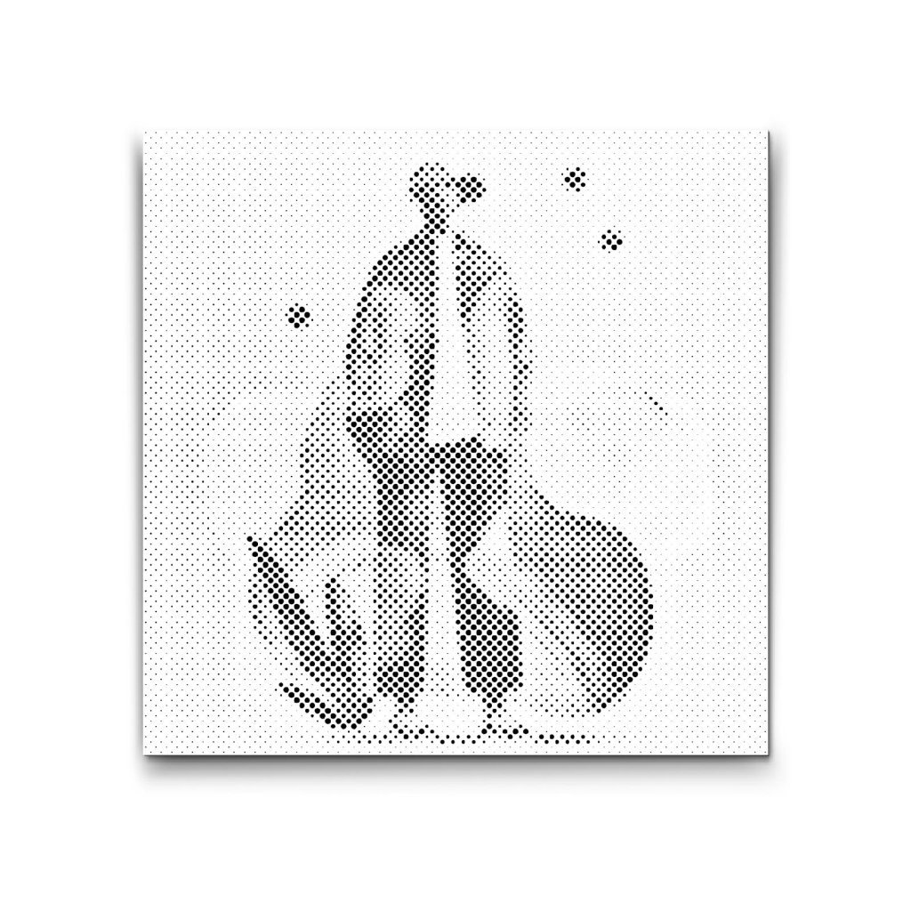M2_Pictură_cu_puncte_-_Ilustrație_-_Bărbat_futurist