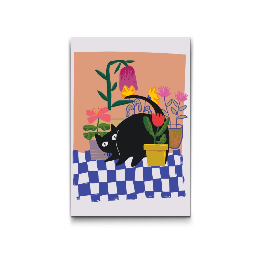 M2_Picturi_pe_numere_-_Ilustrație_-_Pisică_neagră