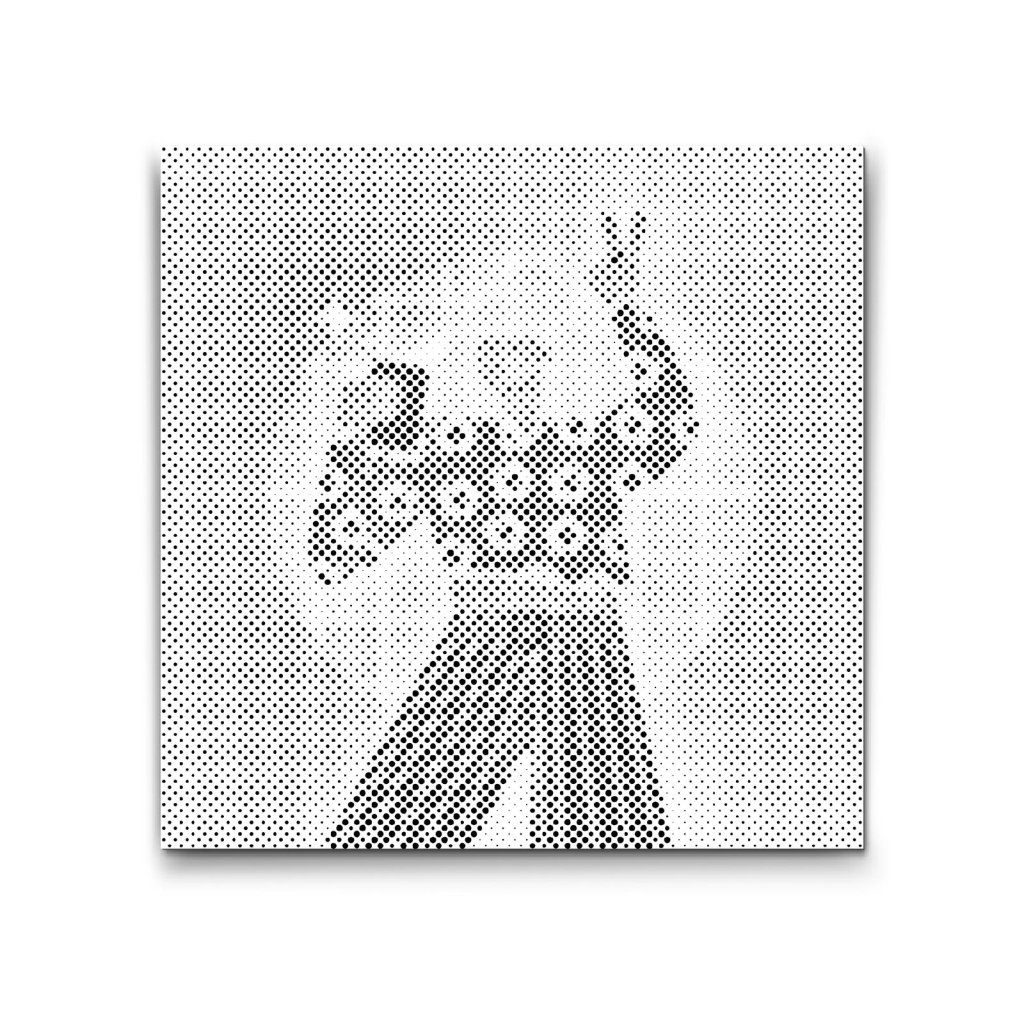 M2_Pictură_cu_puncte_-_Ilustrație_-_Blondă