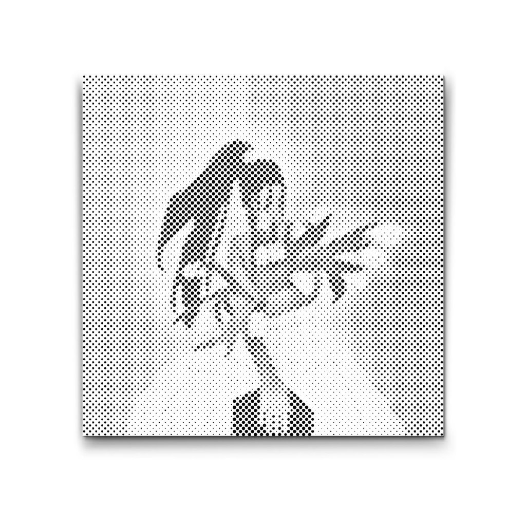 M2_Pictură_cu_puncte_-_Ilustrație_-_Femeie_cu_lalele