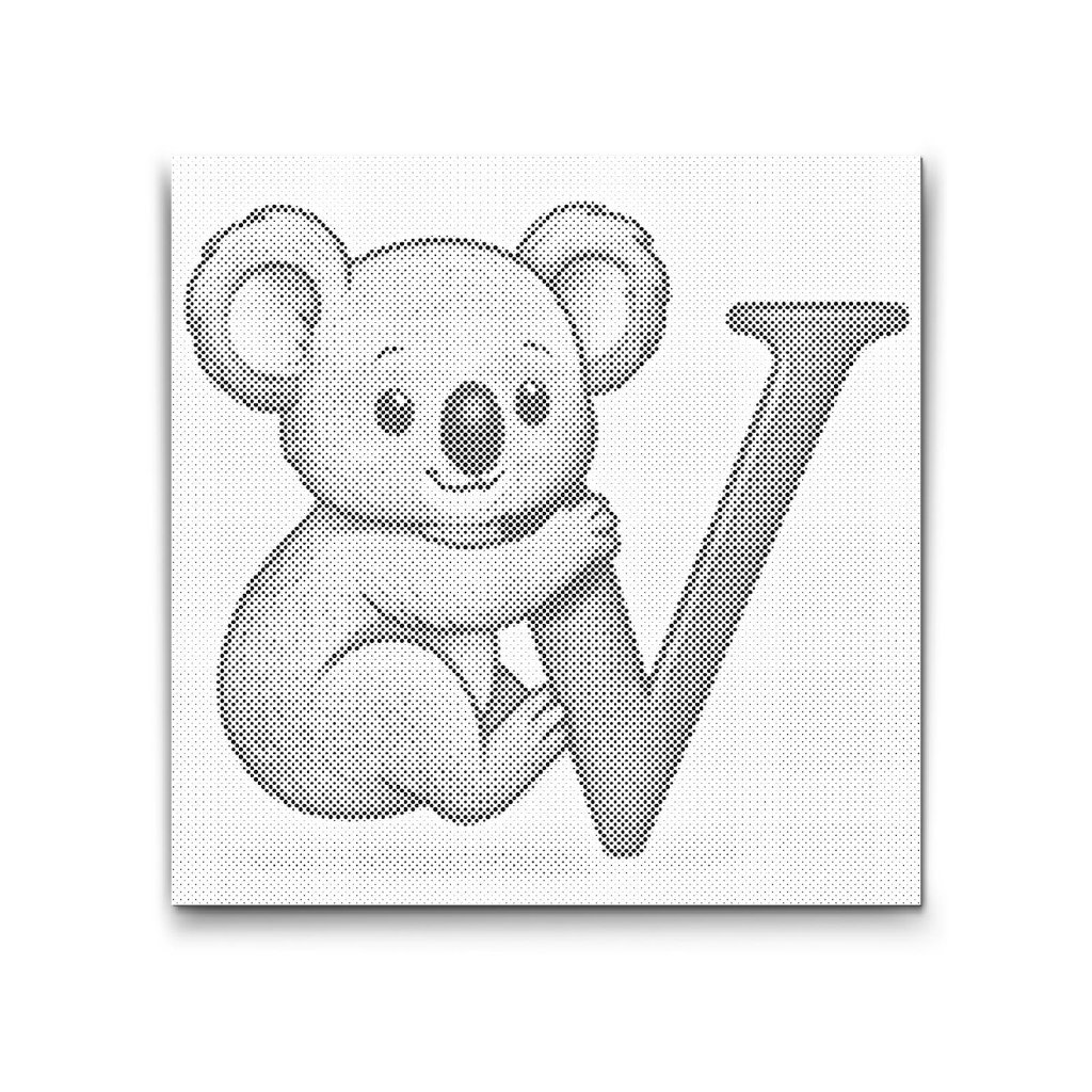 M2_Pictură_cu_puncte_-_Litera_V_–_Cu_un_animal