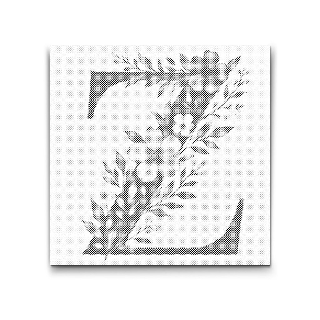 M2_Pictură_cu_puncte_-_Litera_Z_-_Model_floral