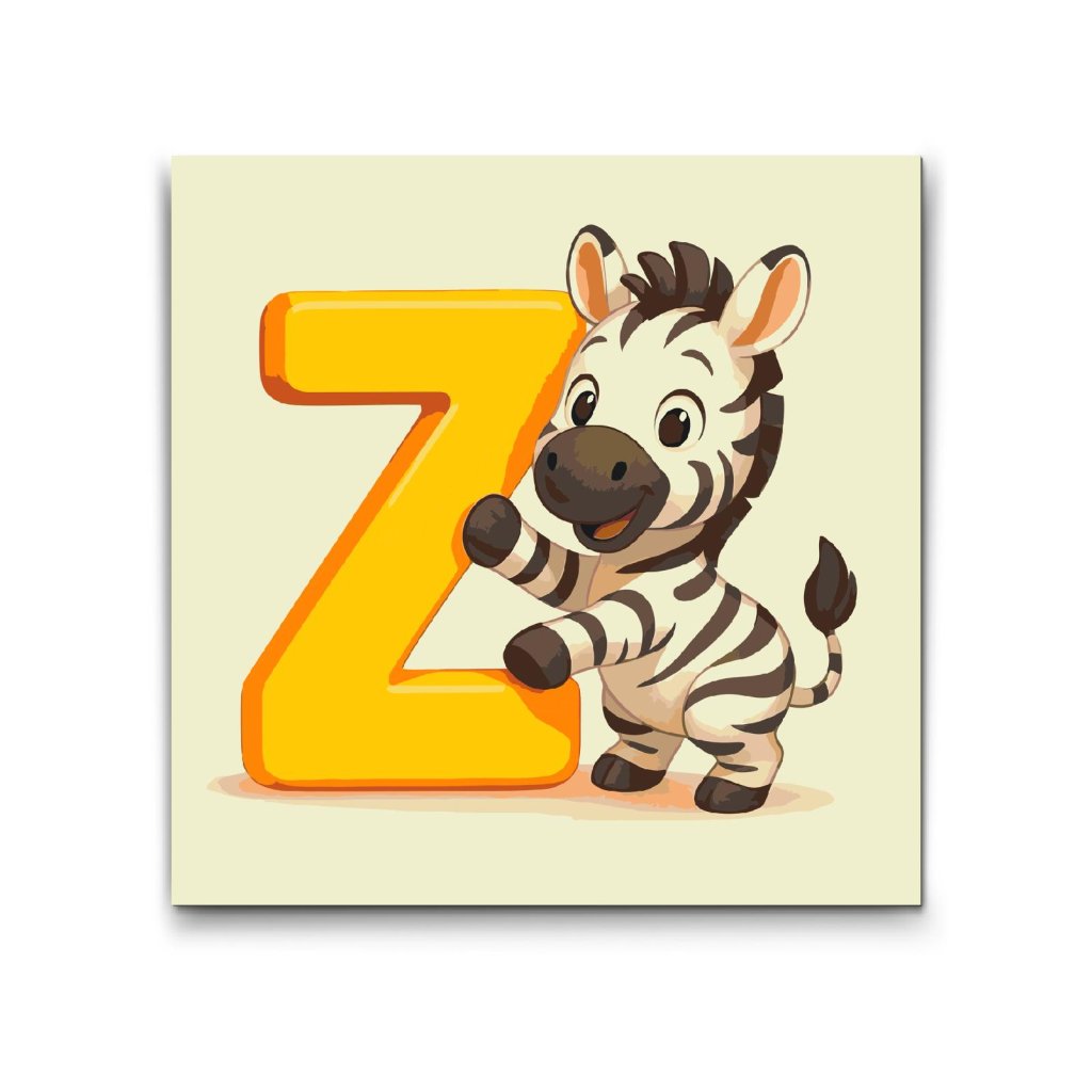M2_Picturi_pe_numere_-_Litera_Z_–_Cu_un_animal