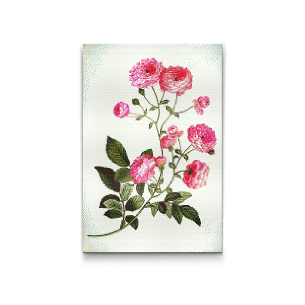 Goblen cu diamante - Flori vintage 2