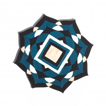 Figurină decorativă din lemn - Mandala 5