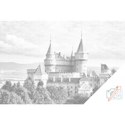 Pictură cu puncte - Castelul Bojnice