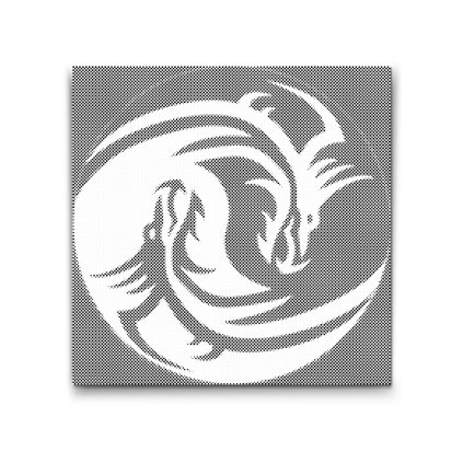 M2_Pictură_cu_puncte_-_Dragon_yin_și_yang