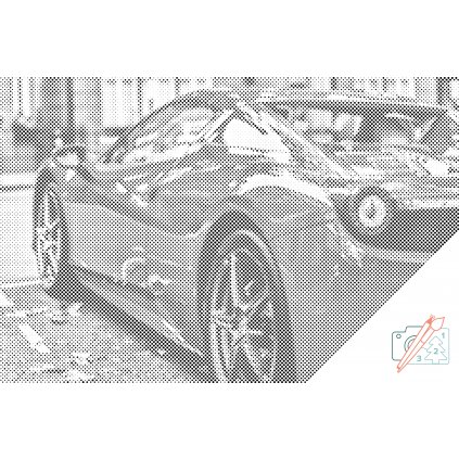 Pictură cu puncte - Ferrari 4