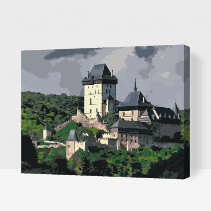 Picturi pe numere - Castelul Karlštejn 3
