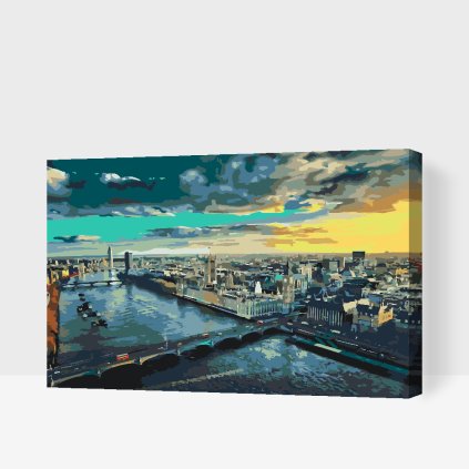 Picturi pe numere - Vedere din Londra