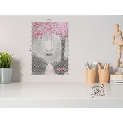 Mărgele de călcat – Arbore roz