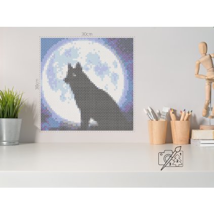 Mărgele de călcat – Câine cu lună plină