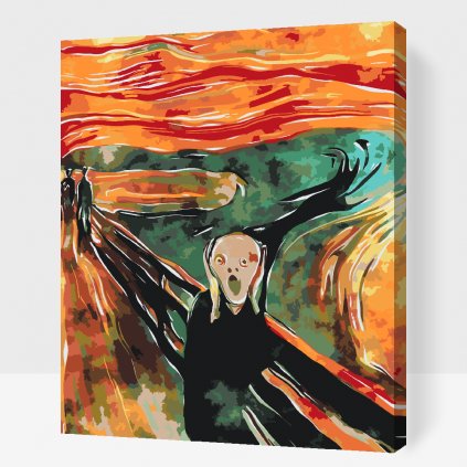 Pictură pe numere - Edvard Munch - Țipătul