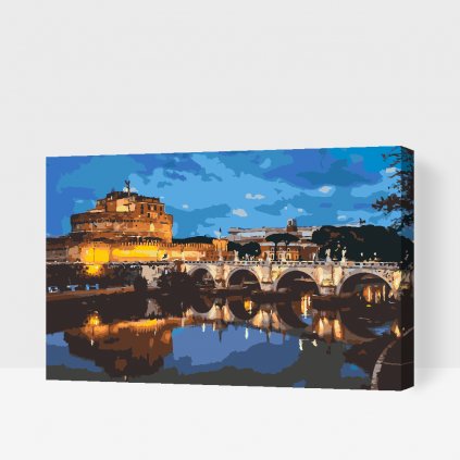 Picturi pe numere - Castelul Sant'Angelo, Roma 2