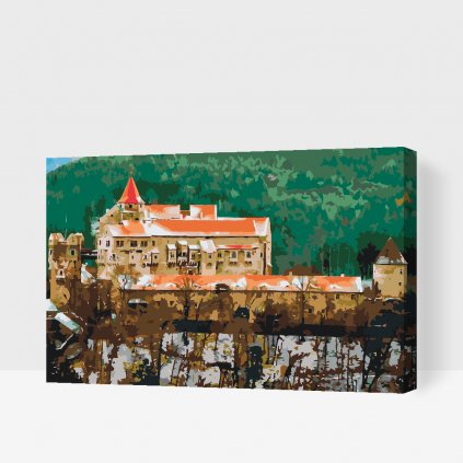 Picturi pe numere - Castelul Pernštejn, Cehia