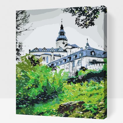 Picturi pe numere - Castelul Frýdlant, Cehia 2