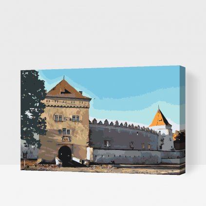 Picturi pe numere - Castelul Kežmar, Slovacia