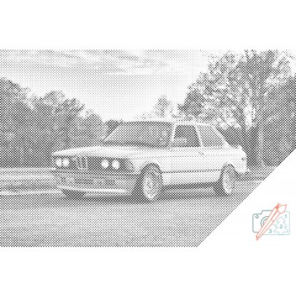 Pictură cu puncte - BMW E30