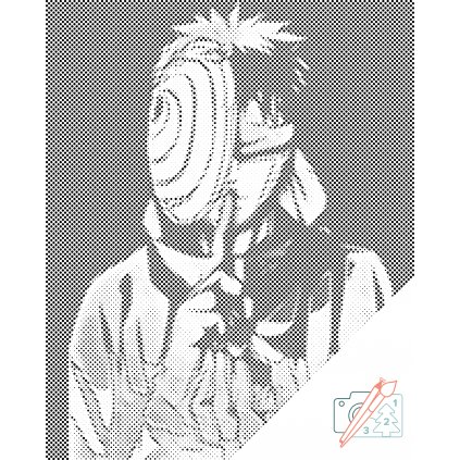 Pictură cu puncte - Uchiha Obito