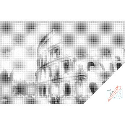 Pictură cu puncte - Colosseum 2