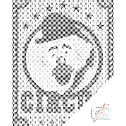 Pictură cu puncte - Circ