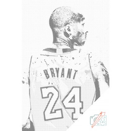 Pictură cu puncte - Kobe Bryant