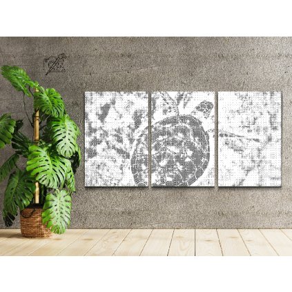 Pictură cu puncte - Țestoasă marină (set de 3)