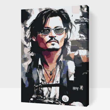 Pictură pe numere - Johnny Depp