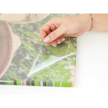 Protective film for diamond paintings